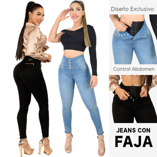 Lleva Estos 2 Jeans Por $179.000 CON FAJA 8️⃣