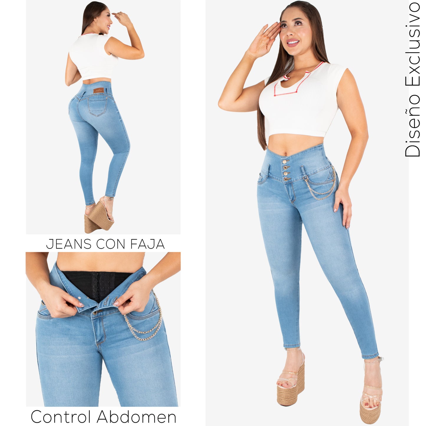 Lleva Estos 2 Jeans Por $179.000 CON FAJA 1️⃣
