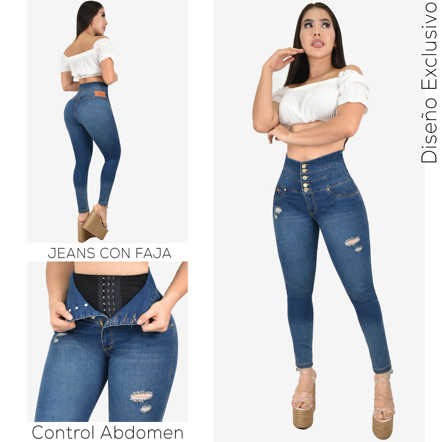 Lleva Estos 2 Jeans Por $179.000 CON FAJA 4️⃣