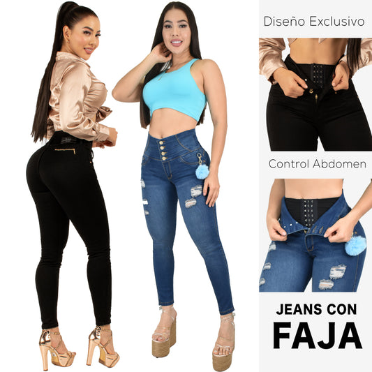 Lleva Estos 2 Jeans Por $179.000 CON FAJA 🚀