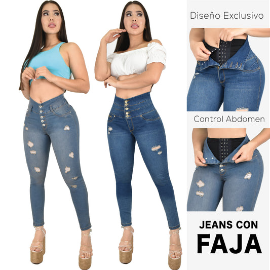 Lleva Estos 2 Jeans Por $179.000 CON FAJA 3️⃣7️⃣