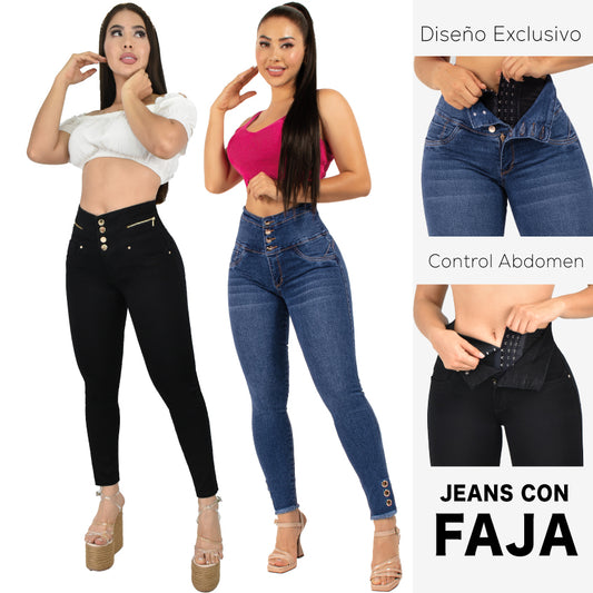 Lleva Estos 2 Jeans Por $179.000 CON FAJA 6️⃣3️⃣