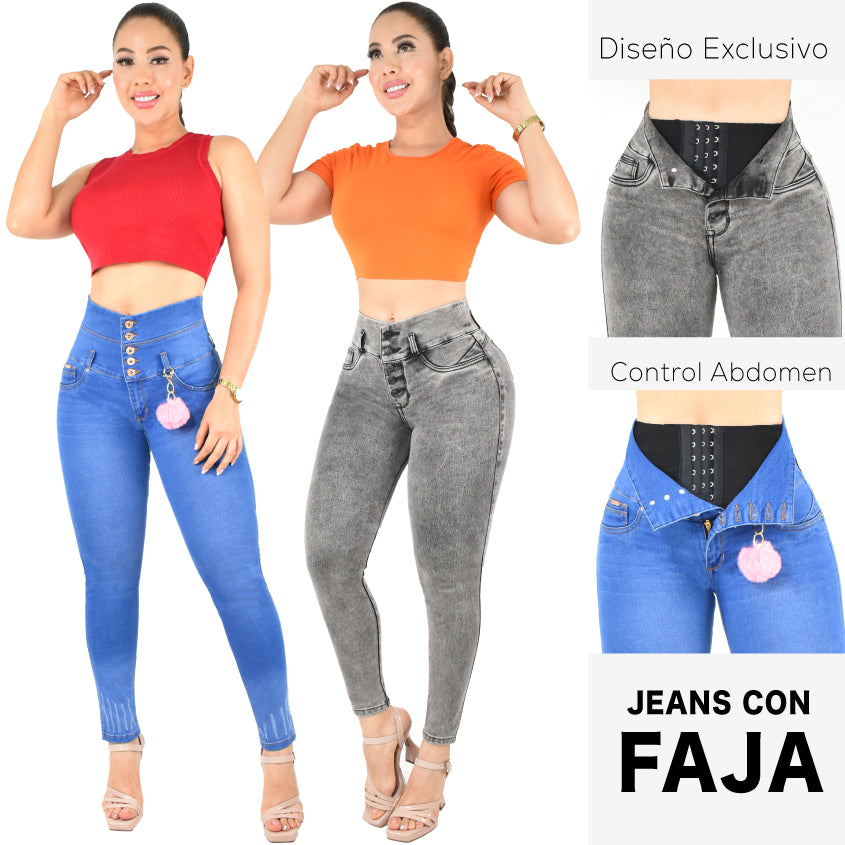 Lleva Estos 2 Jeans Por $179.000 CON FAJA 1️⃣7️⃣