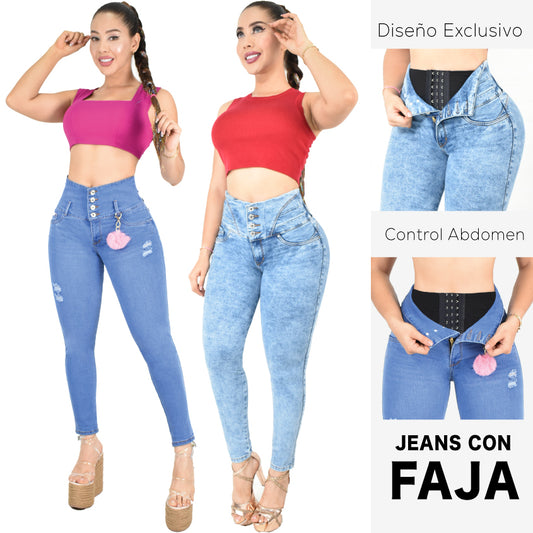 Lleva Estos 2 Jeans Por $179.000 CON FAJA 2️⃣0️⃣