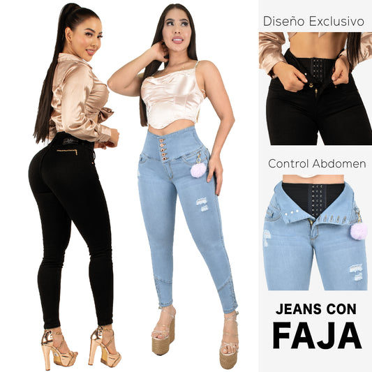 Lleva Estos 2 Jeans Por $179.000 CON FAJA 🏈