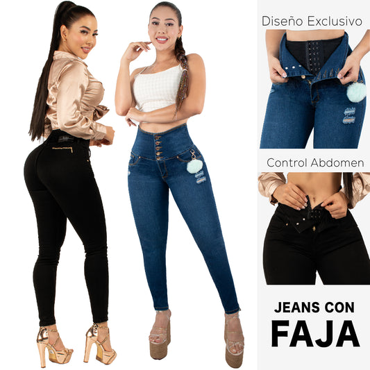 Lleva Estos 2 Jeans Por $179.000 CON FAJA 8️⃣0️⃣