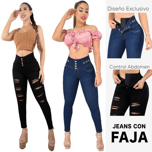Lleva Estos 2 Jeans Por $179.000 CON FAJA 🧢