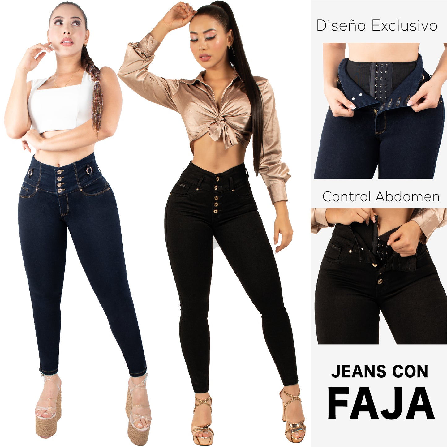 Lleva Estos 2 Jeans Por $179.000 CON FAJA 🌜🌜