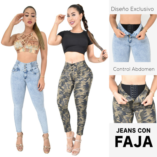 Lleva Estos 2 Jeans Por $179.000 CON FAJA 7️⃣0️⃣