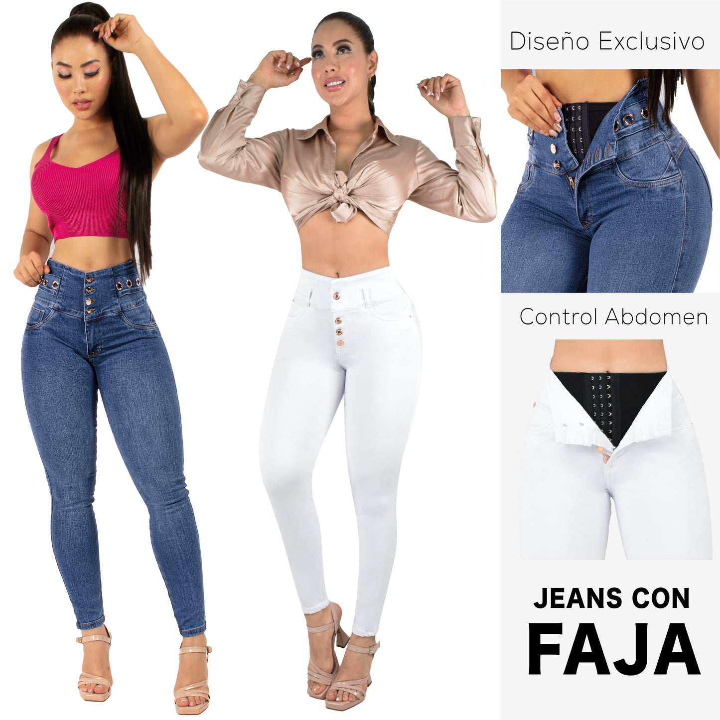 Lleva Estos 2 Jeans Por $179.000 CON FAJA (51)