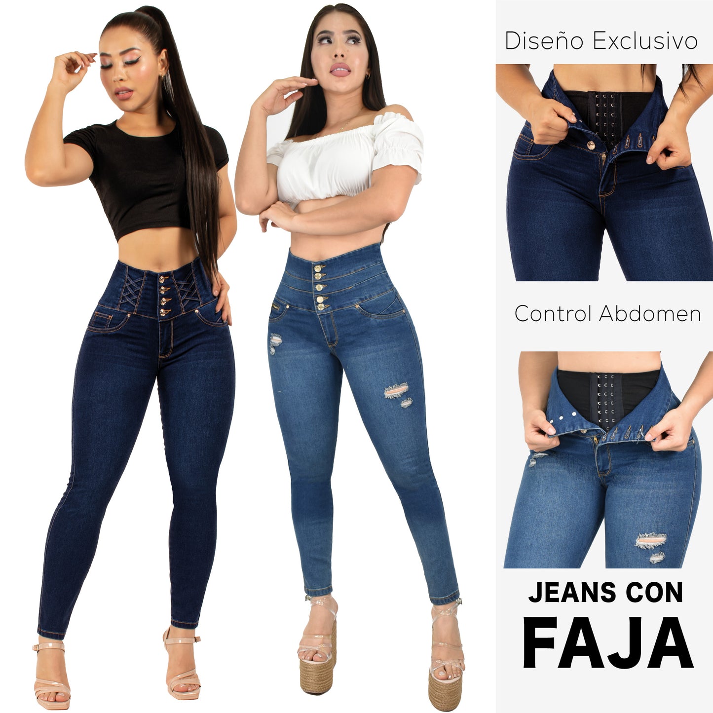 Lleva Estos 2 Jeans Por $179.000 CON FAJA 4️⃣