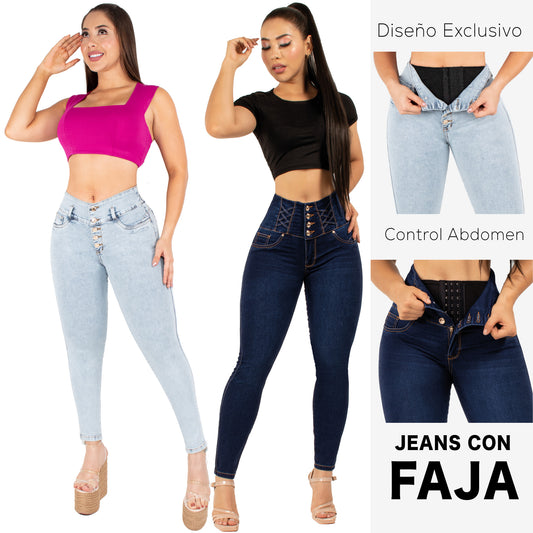 Lleva Estos 2 Jeans Por $179.000 CON FAJA😍