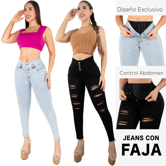 Lleva Estos 2 Jeans Por $179.000 CON FAJA 9️⃣