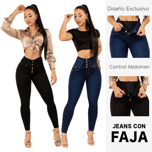 Lleva Estos 2 Jeans Por $179.000 CON FAJA 🔟