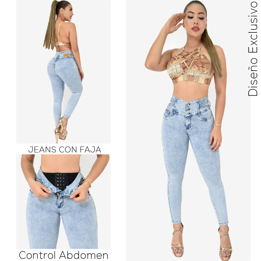 Lleva Estos 2 Jeans Por $174,900 CON FAJA 🎁