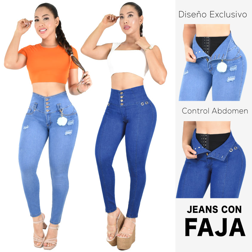 Lleva Estos 2 Jeans Por $174,900 CON FAJA 5️⃣1️⃣