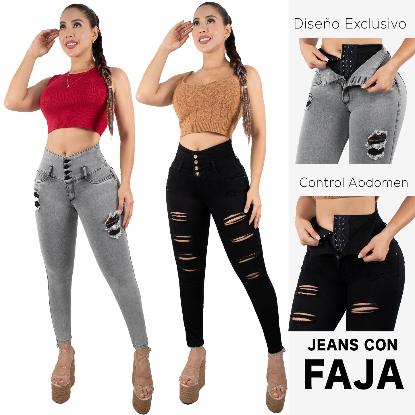 Lleva Estos 2 Jeans Por $174,900 CON FAJA ⚾️