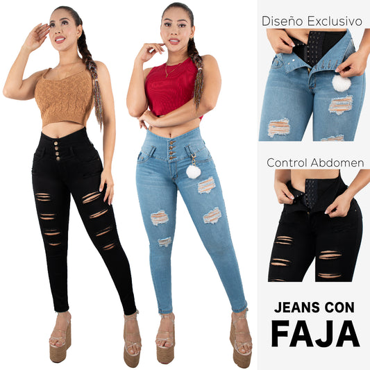 Lleva Estos 2 Jeans Por $174,900 CON FAJA 4️⃣9️⃣