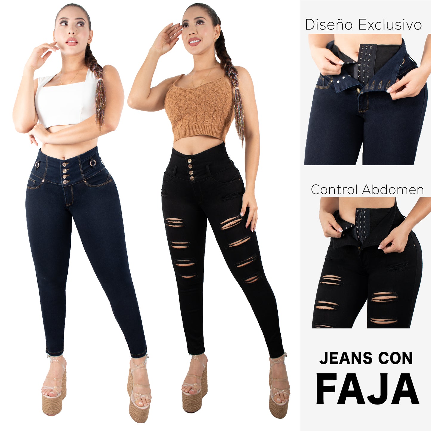 Lleva Estos 2 Jeans Por $174,900 CON FAJA 7️⃣9️⃣