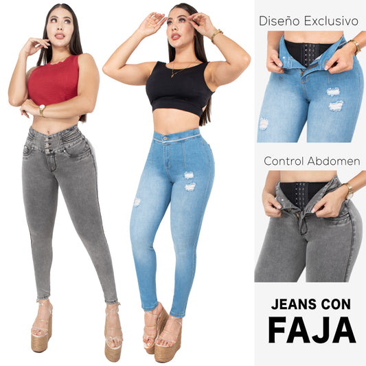 Lleva Estos 2 Jeans Por $174,900 CON FAJA 7️⃣3️⃣