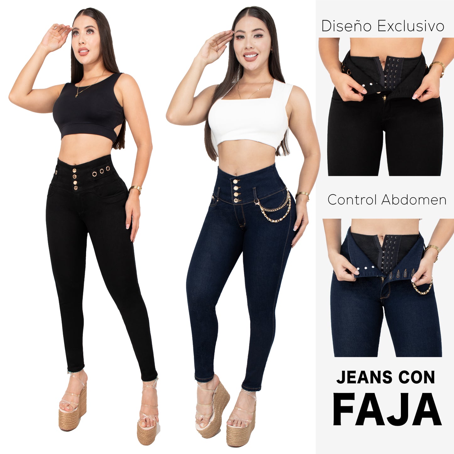 Lleva Estos 2 Jeans Por $174,900 CON FAJA 4️⃣6️⃣