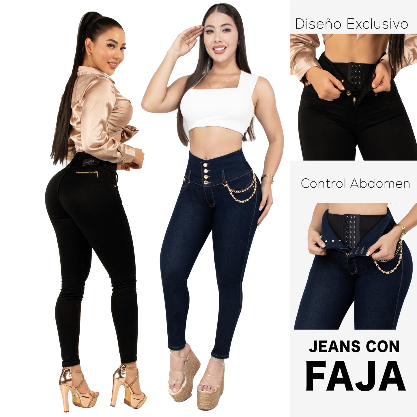 Lleva Estos 2 Jeans Por $174,900 CON FAJA 🐳