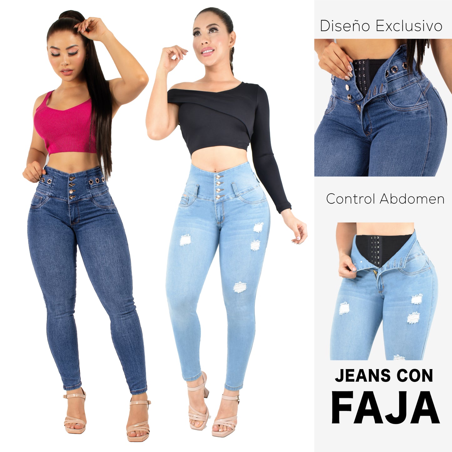 Lleva Estos 2 Jeans Por $174,900 CON FAJA 4️⃣4️⃣