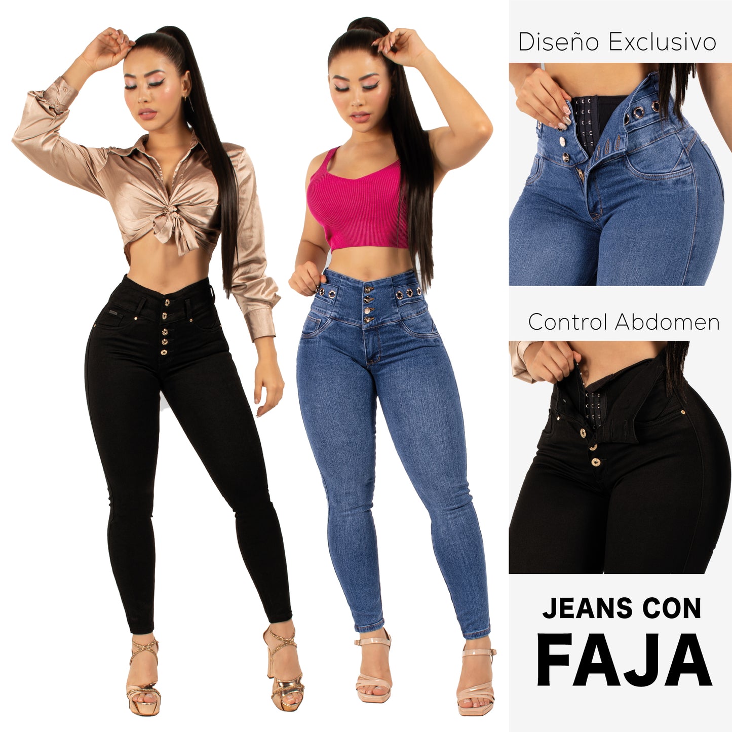 Lleva Estos 2 Jeans Por $174,900 CON FAJA 4️⃣5️⃣