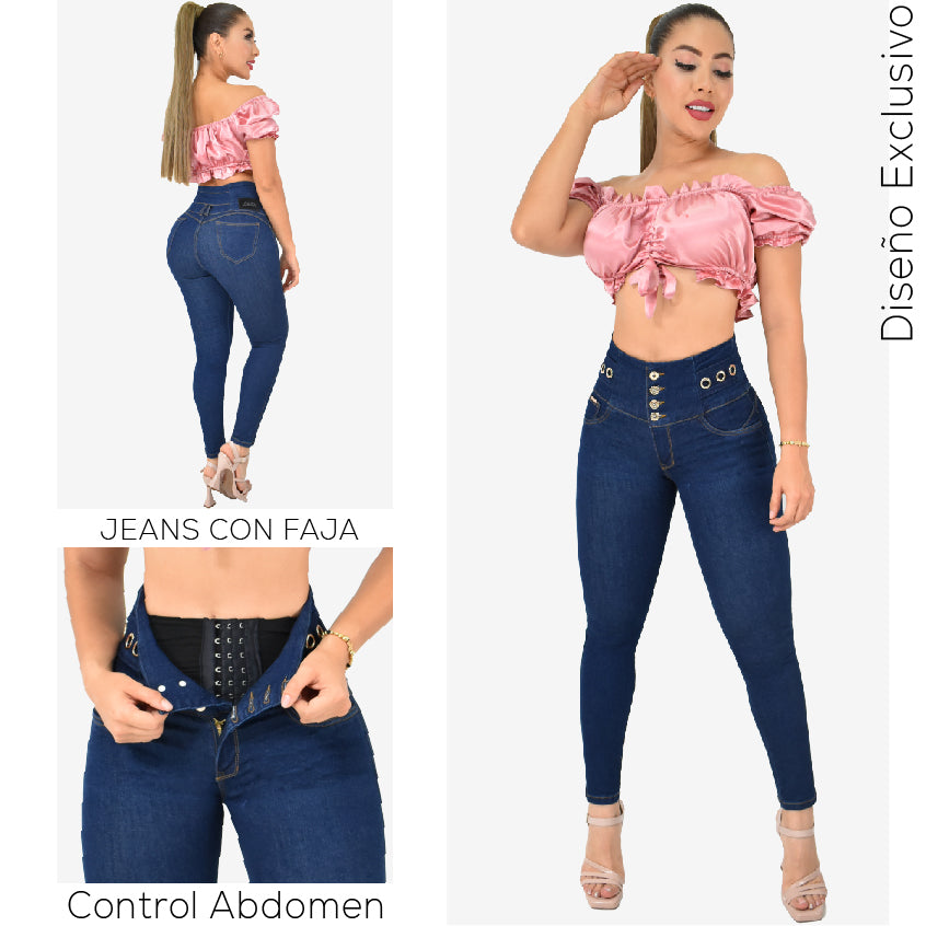 Lleva Estos 2 Jeans Por $174,900 CON FAJA 🌸