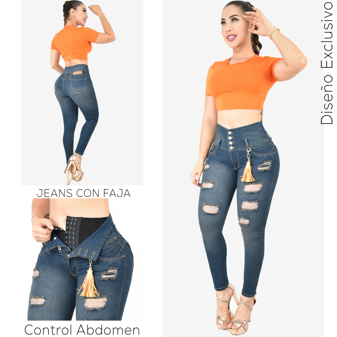 Lleva Estos 2 Jeans Por $174,900 CON FAJA 🚦