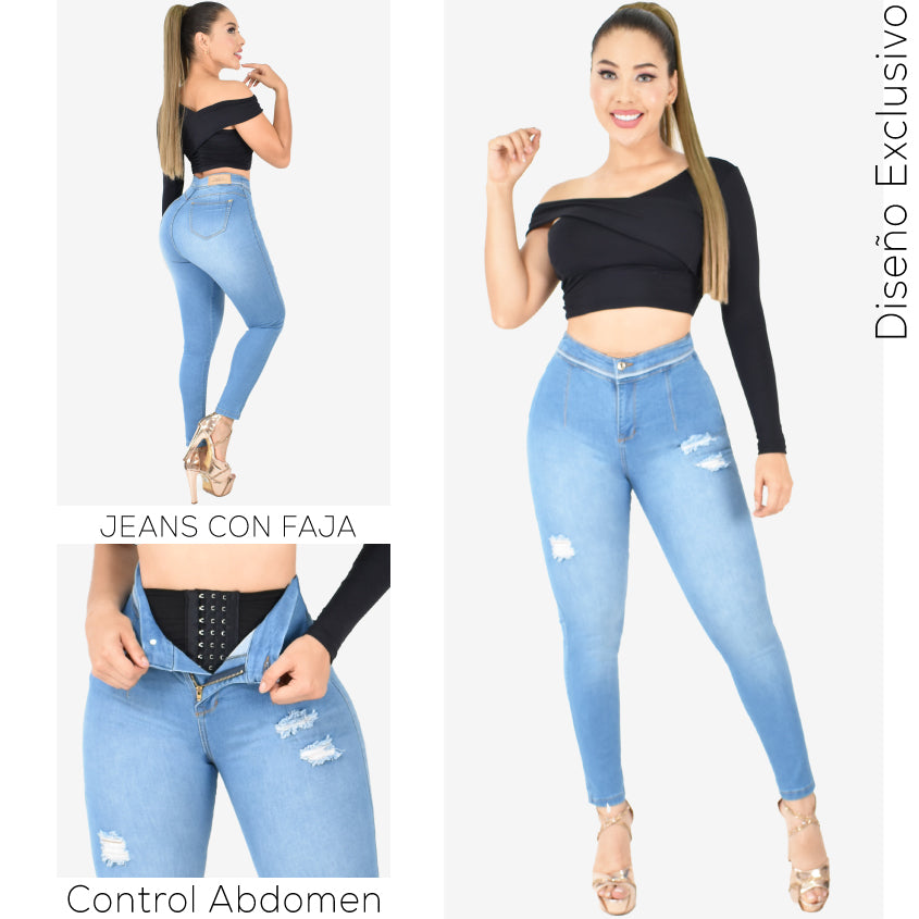 Lleva Estos 2 Jeans Por $174,900 CON FAJA 🐠