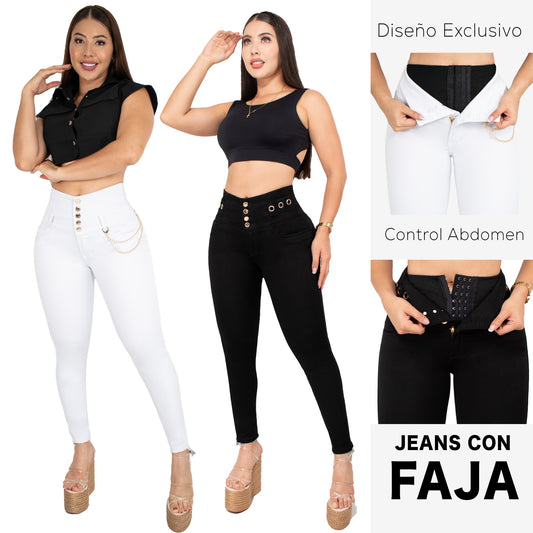 Lleva Estos 2 Jeans Por $179.000 CON FAJA 🧶