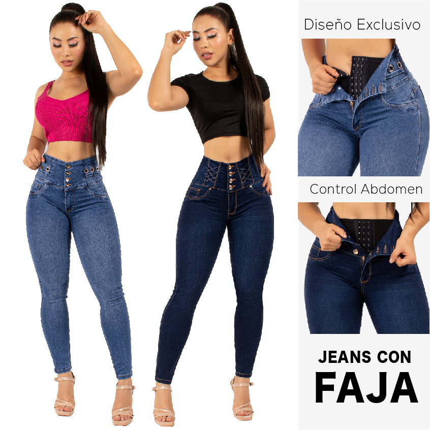 Lleva Estos 2 Jeans Por $174,900 CON FAJA 🤍