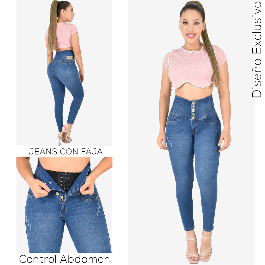 Lleva Estos 2 Jeans Por $174,900 CON FAJA 🟣