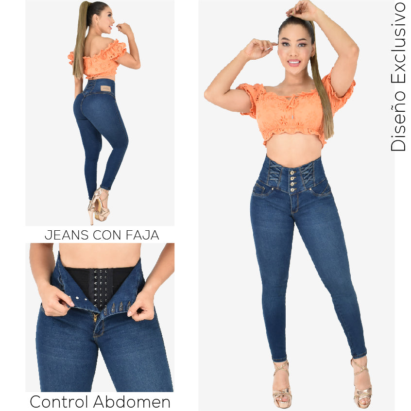 Lleva Estos 2 Jeans Por $174,900 CON FAJA 🟣